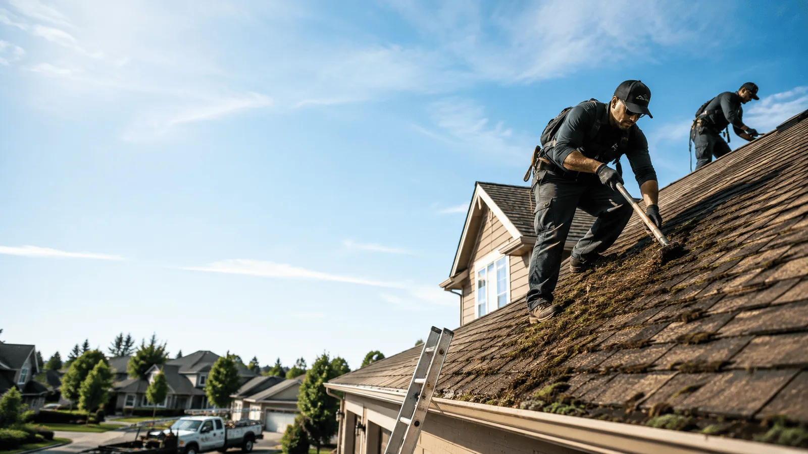Roof Moss Removal in Shallowater, TX near me
